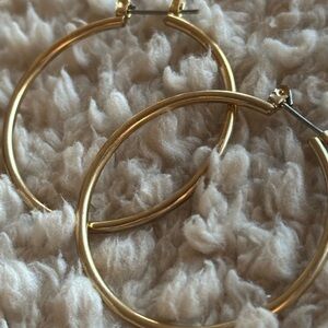 Vintage Classic Gold Hoops